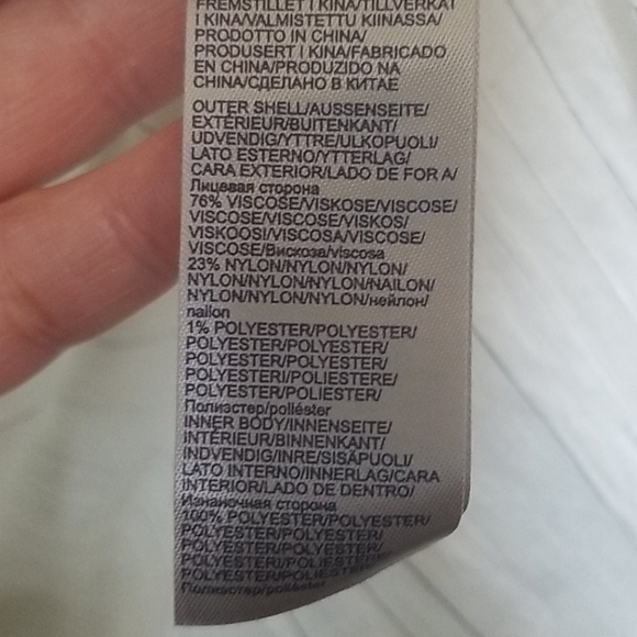 NYDJ Oversized White Layered peasant Popover Women's blouse 0X NWT - Picture 9 of 12